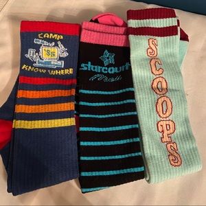 NWOT Stranger Things Knee High Socks